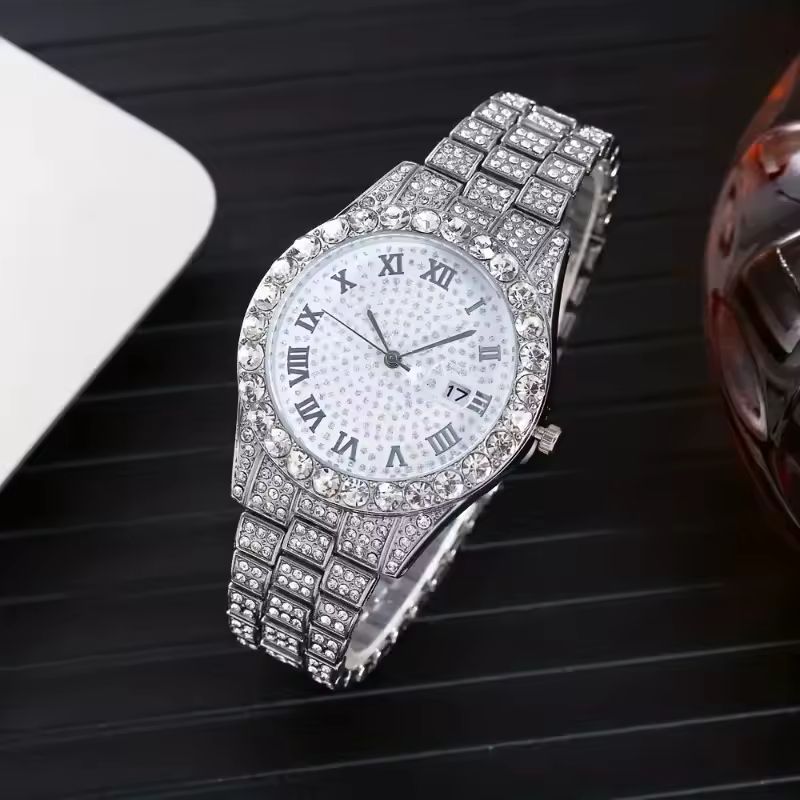 Iced Fashion Watch for Men + Bracelet (Free Jewelry Box)_4