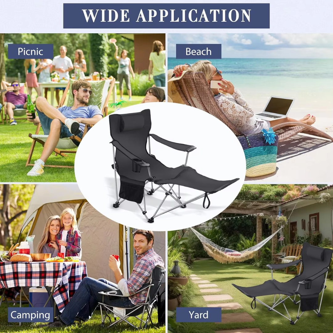 PICNIC CAMPING LAZY CHAIR FOOTREST (KERUSI BERKELAH) _3