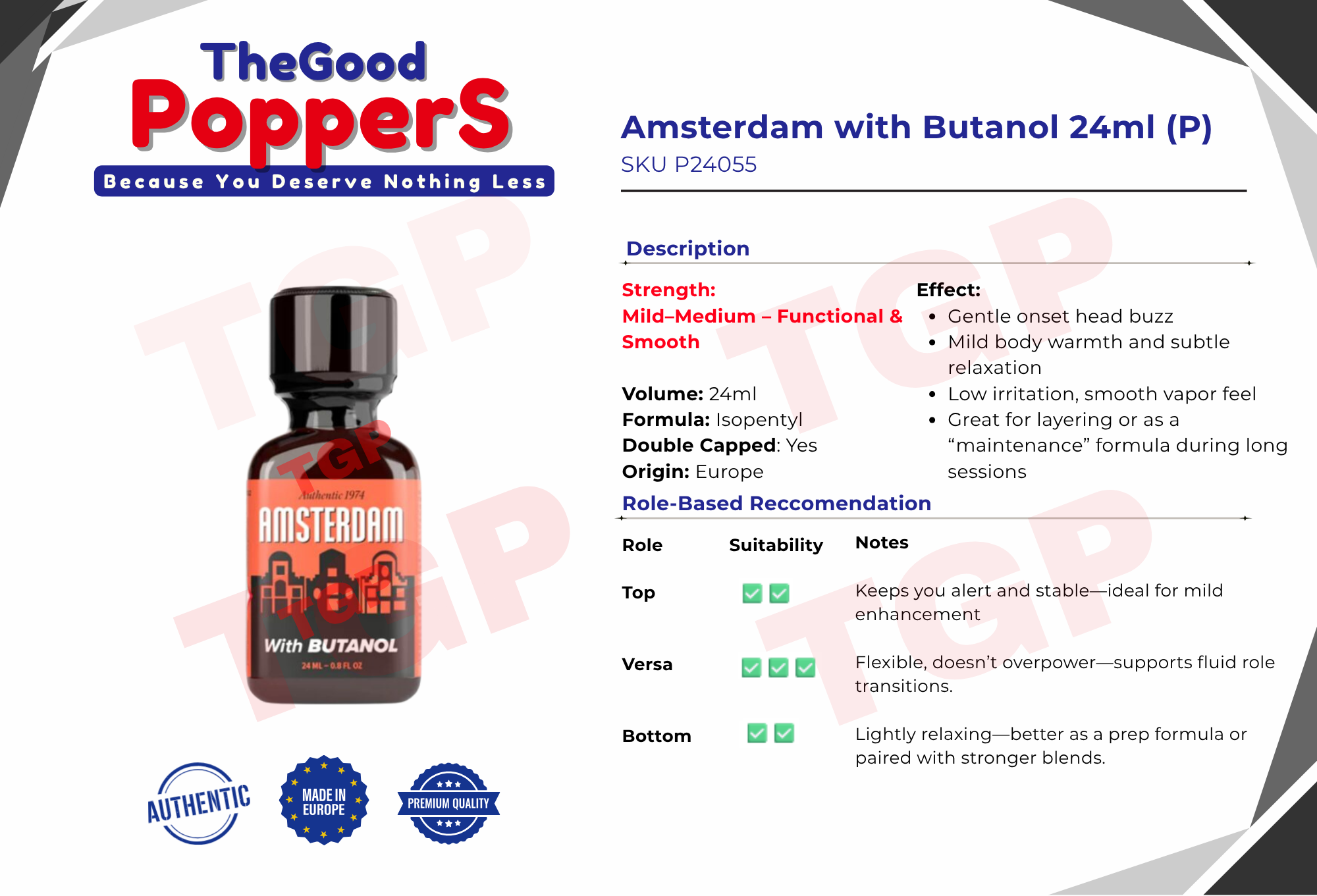 Amsterdam with Butanol 24ml (P)_0