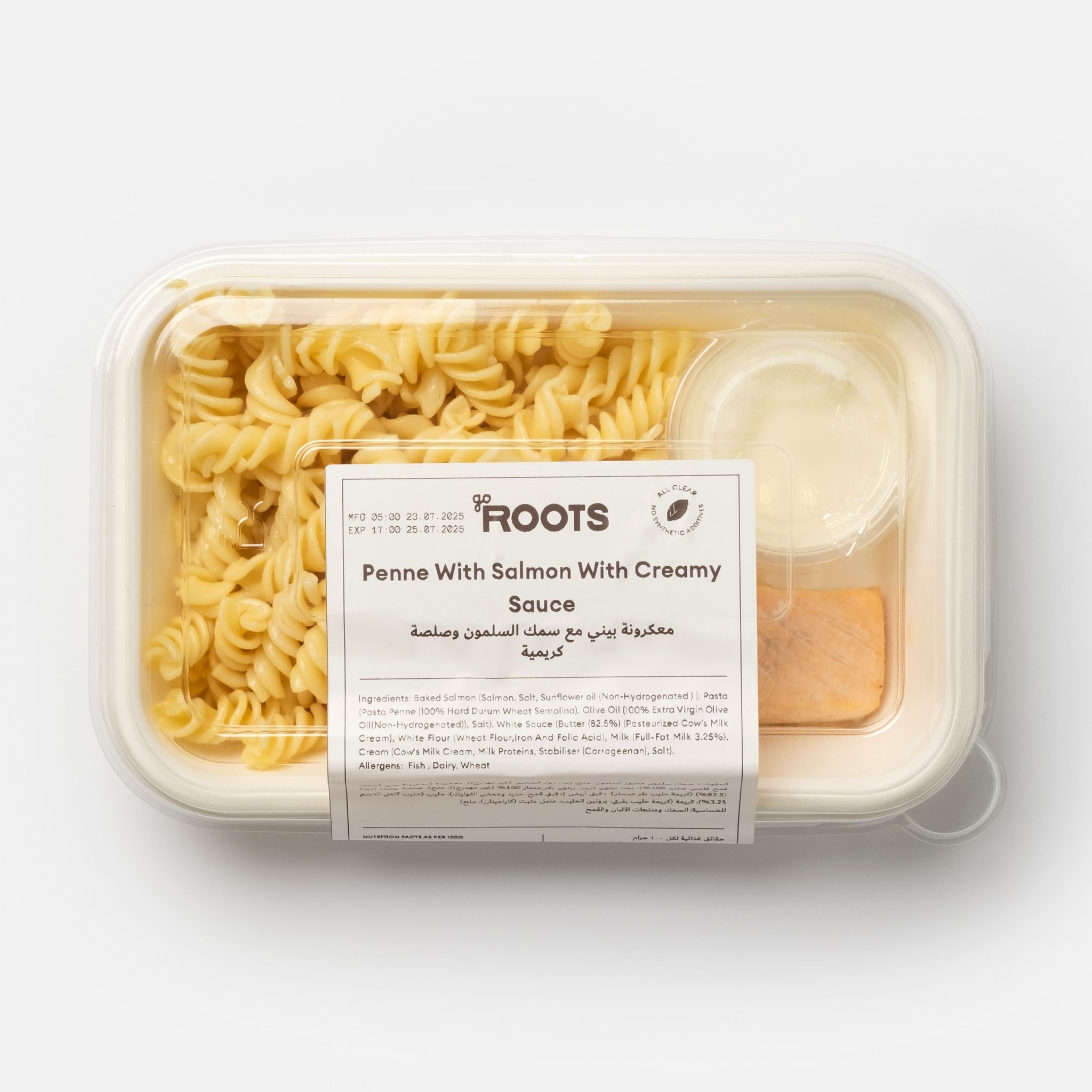 Roots Penne with Salmon in Creamy Sauce 300g_1
