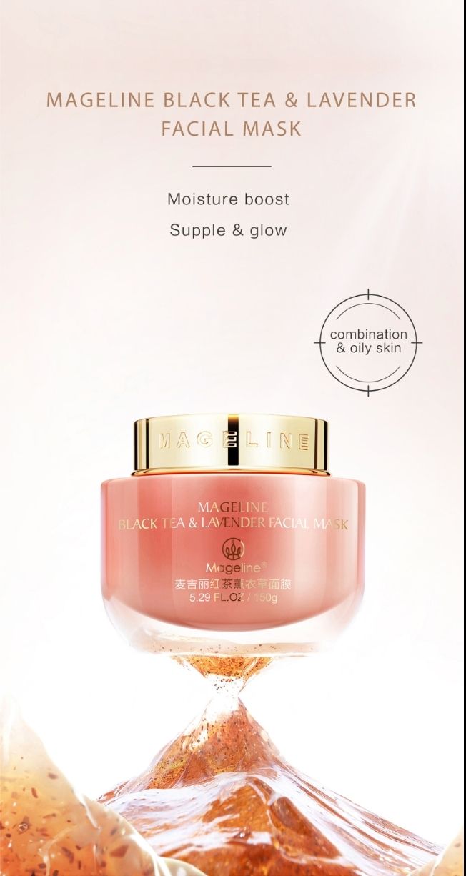 MAGELINE BLACK TEA & LAVENDER FACIAL MASK_4