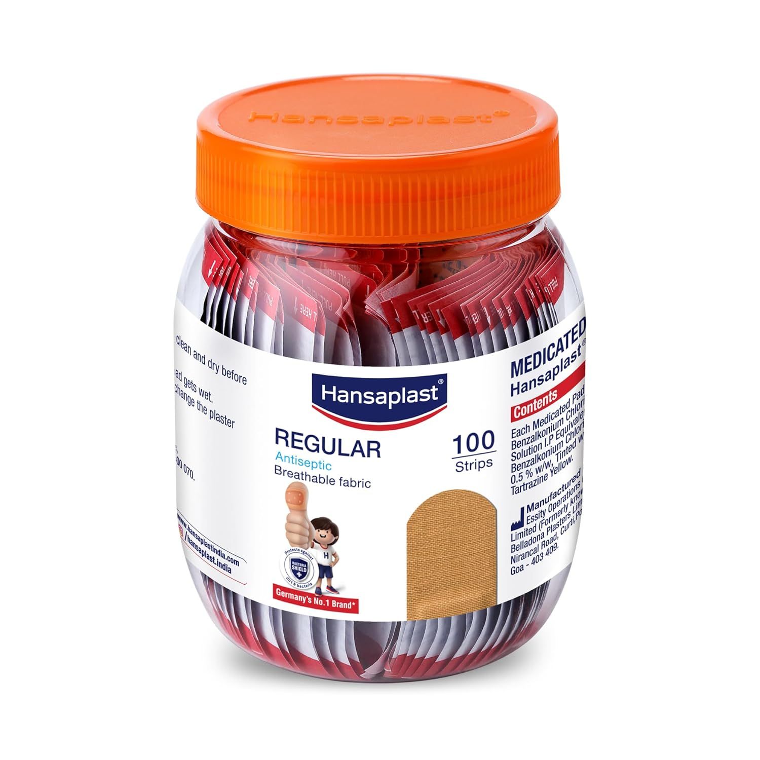 Hansaplast Regular 100+ 40 Strips _0