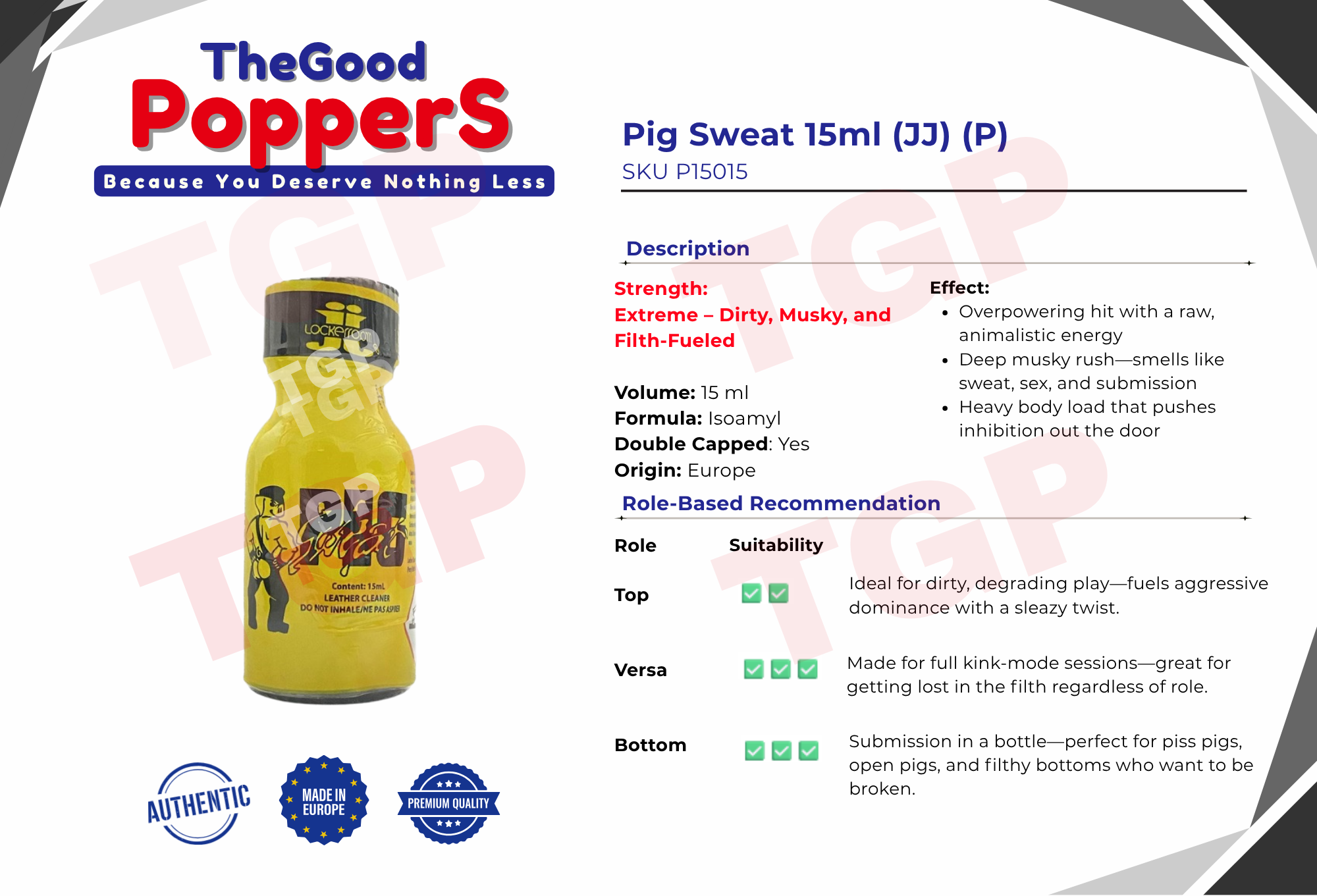 Pig Sweat 15ml (JJ) (P)_0