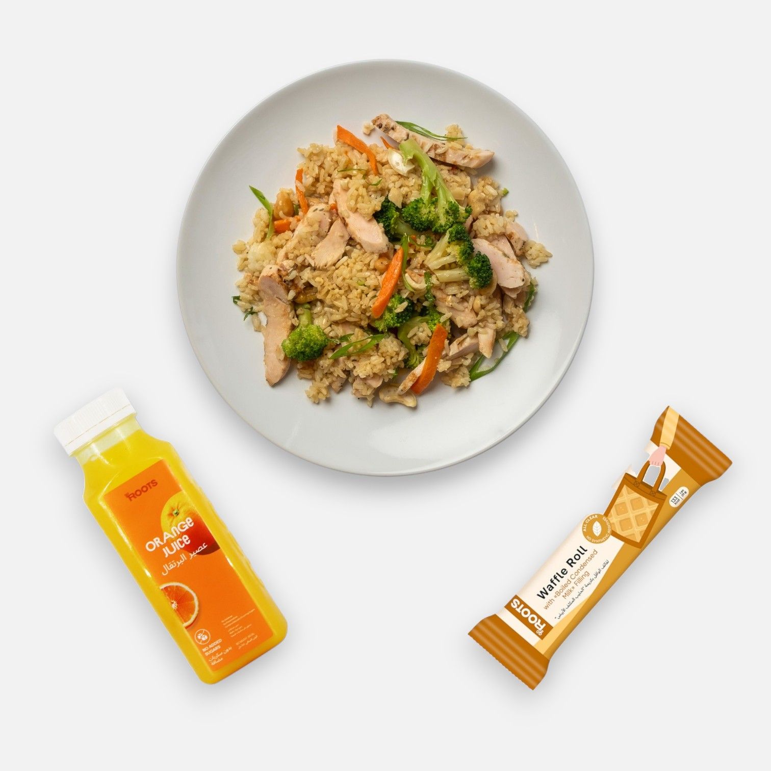 Combo Meal "Chicken Cashew Rice 420g + Drink + Dessert"_0