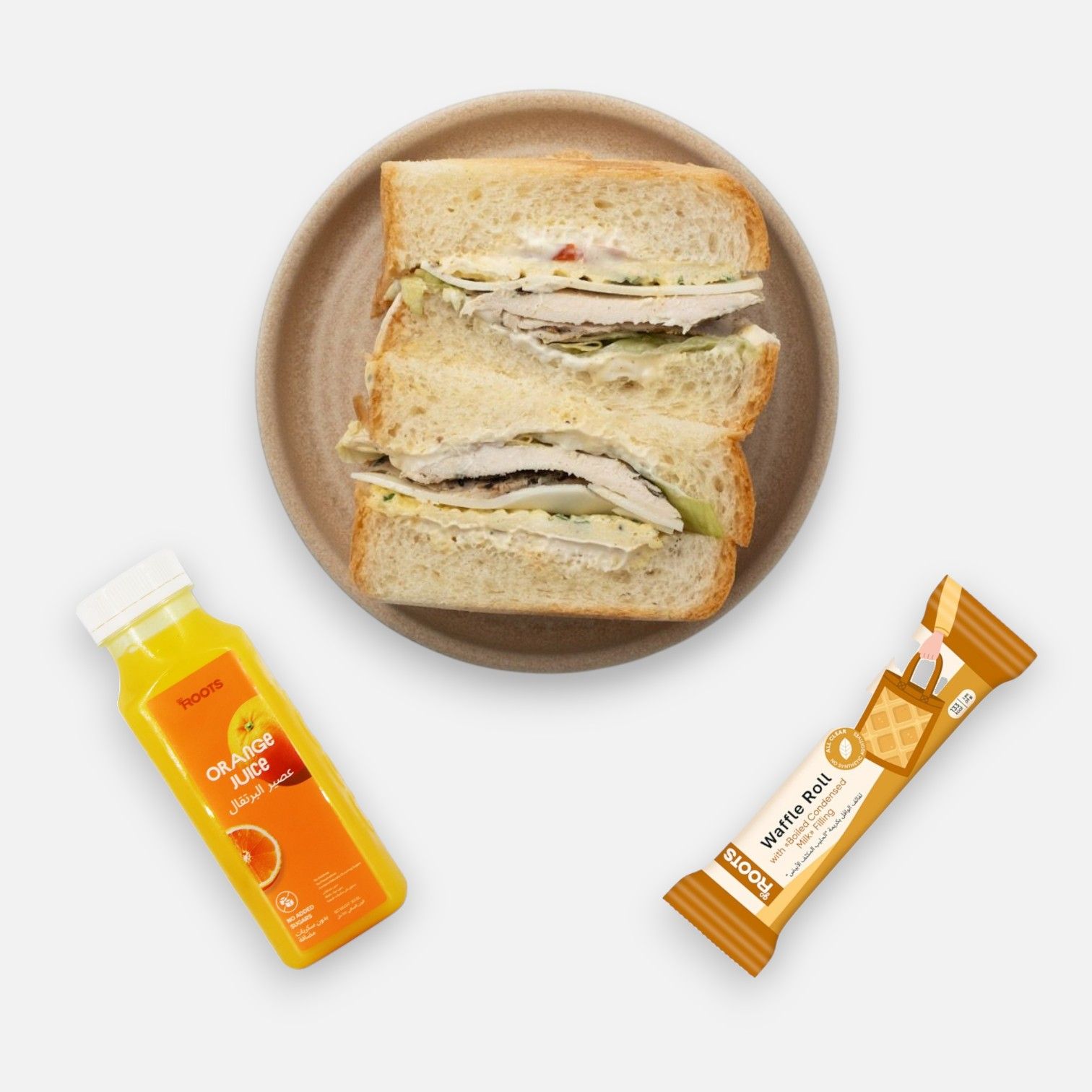 Combo Meal "Club Sandwich 325g + Drink + Dessert"_0