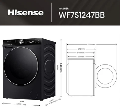 Hisense 12KG Front Load Washing Machine  _2