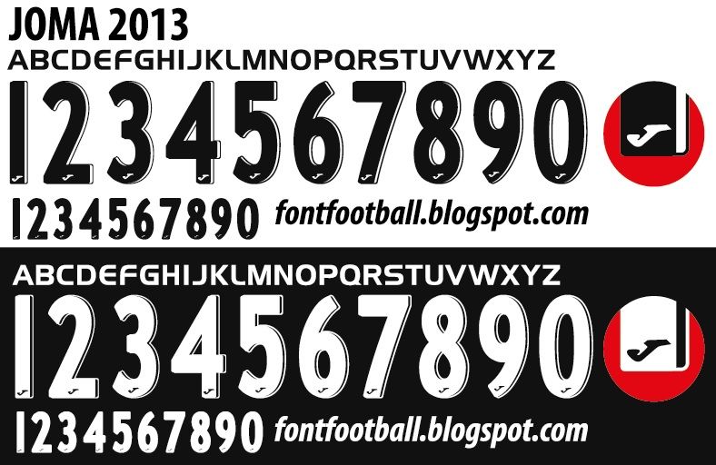 Font Vector Joma 2013 kit_0