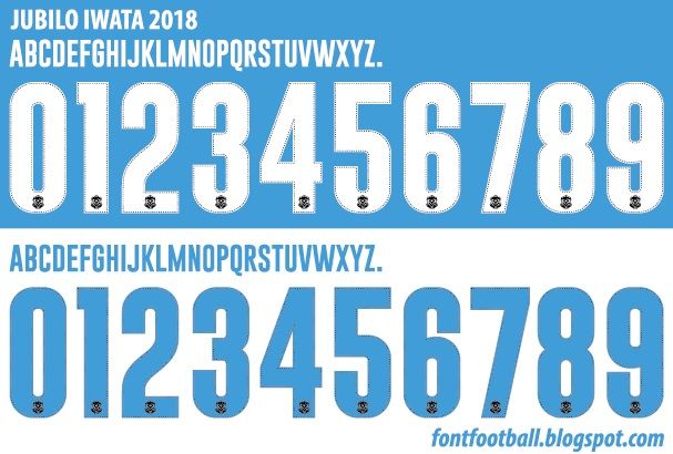 Font Vector Jubilo Iwata 2018 kit_0