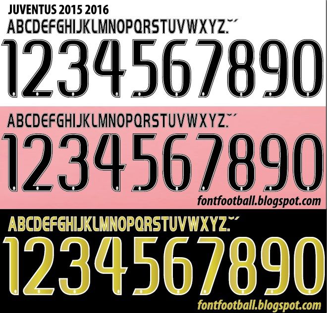 Font Vector Juventus 2015 2016 kit_0