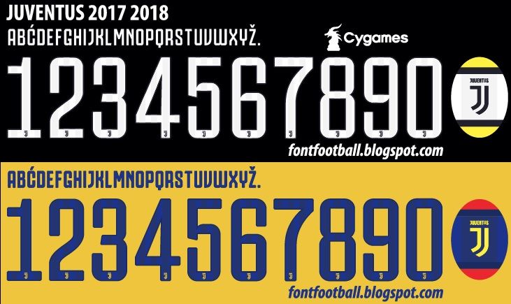 Font Vector Juventus 2017 2018 kit_0