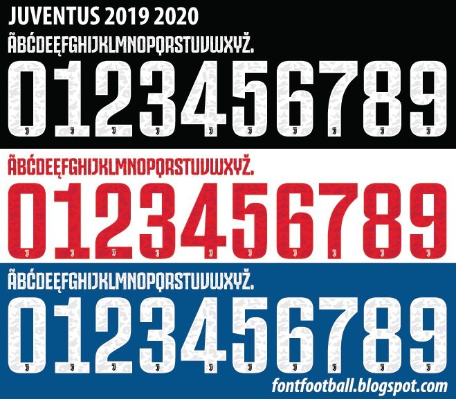 Font Vector Juventus 2019 2020 kit_0