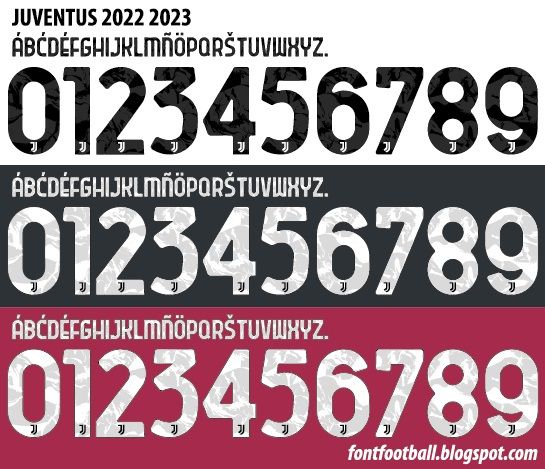 Font Vector Juventus 2022 2023 kit_0