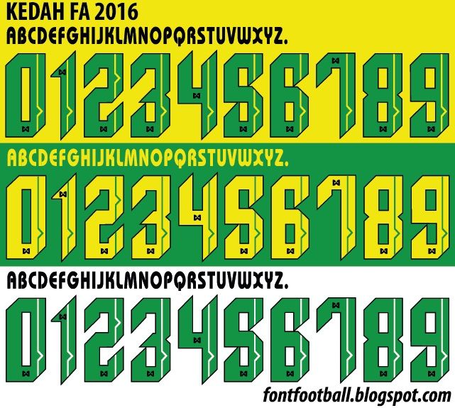 Font Vector Kedah FA 2016 kit_0