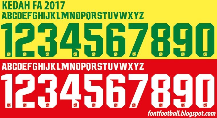 Font Vector Kedah FA 2017 kit_0