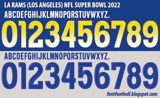 Font Vector LA Rams Super Bowl NFL 2022 kit_0