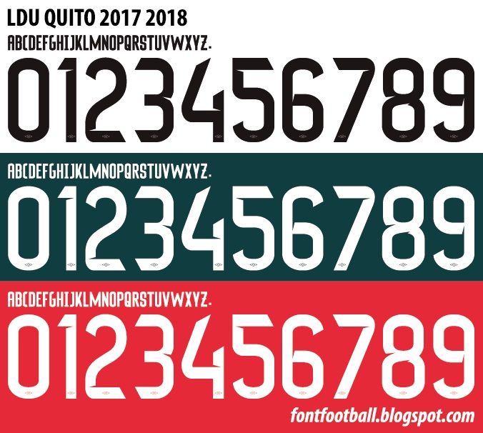 Font Vector LDU Quito 2017 2018 kit_0