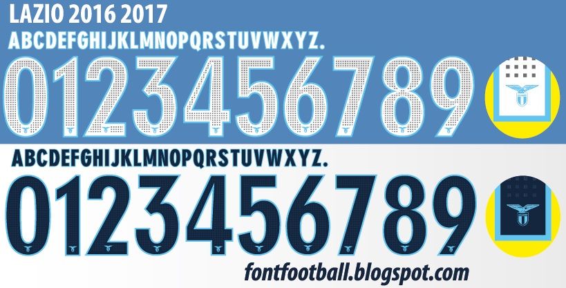 Font Vector Lazio 2016 2017 kit_0
