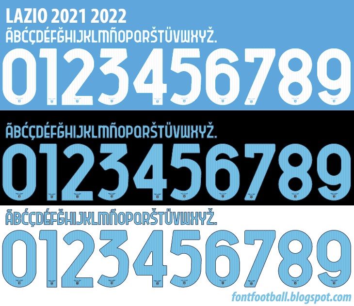 Font Vector Lazio 2021 2022 kit_0