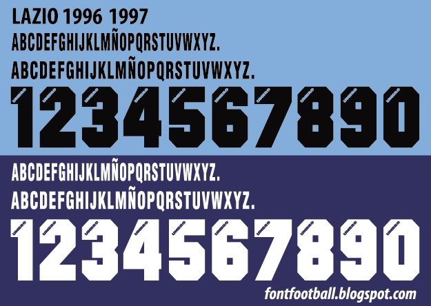 Font Vector Lazio Umbro 1996 1997 kit_0