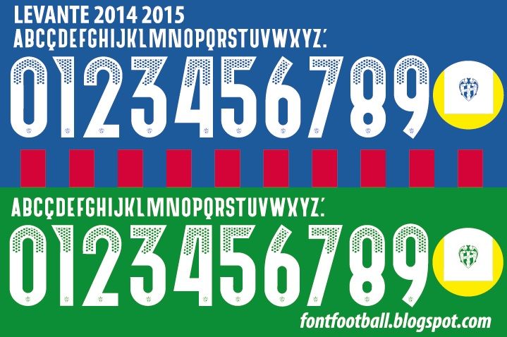 Font Vector Levante 2014 2015 kit_0