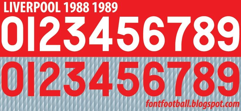 Font Vector Liverpool 1988 1989 kit_0