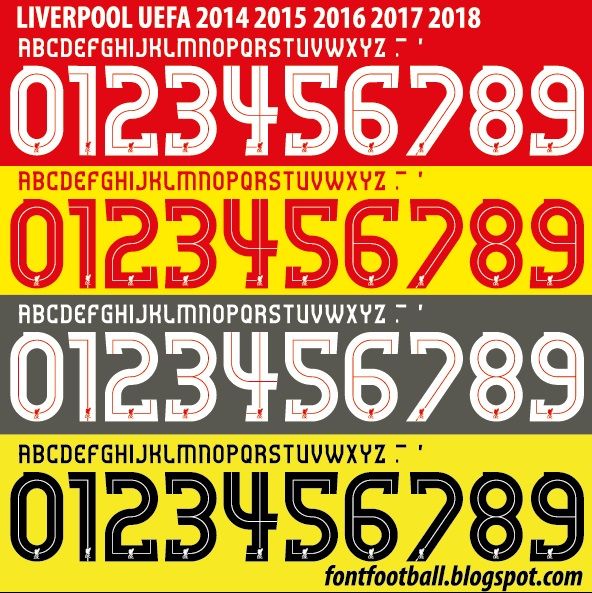 Font Vector Liverpool UCL 2014 2015 2016 2017 2018 kit_0
