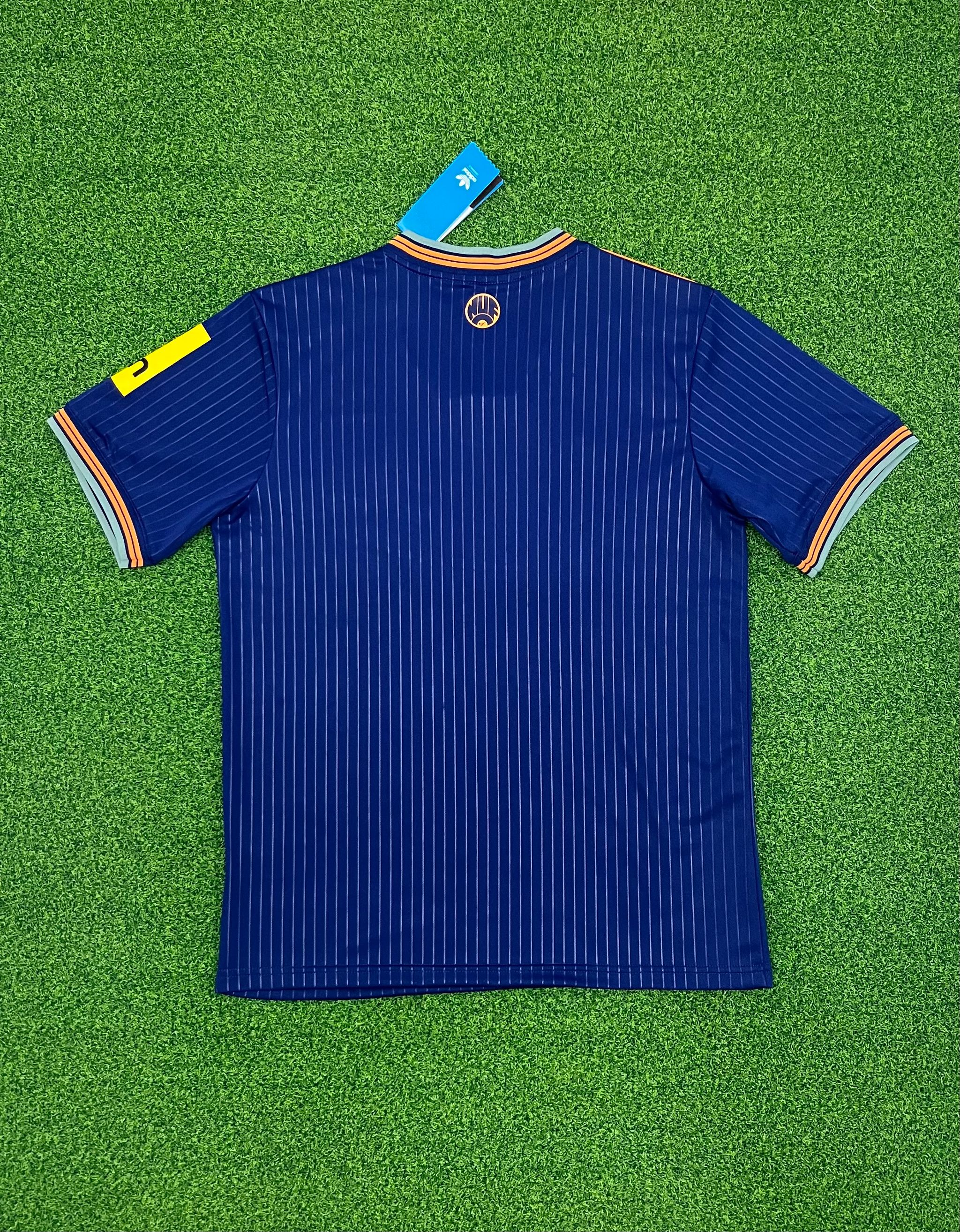 Newcastle United 2025/26 Third Shirt (Blue / Orange / Sky blue)_9