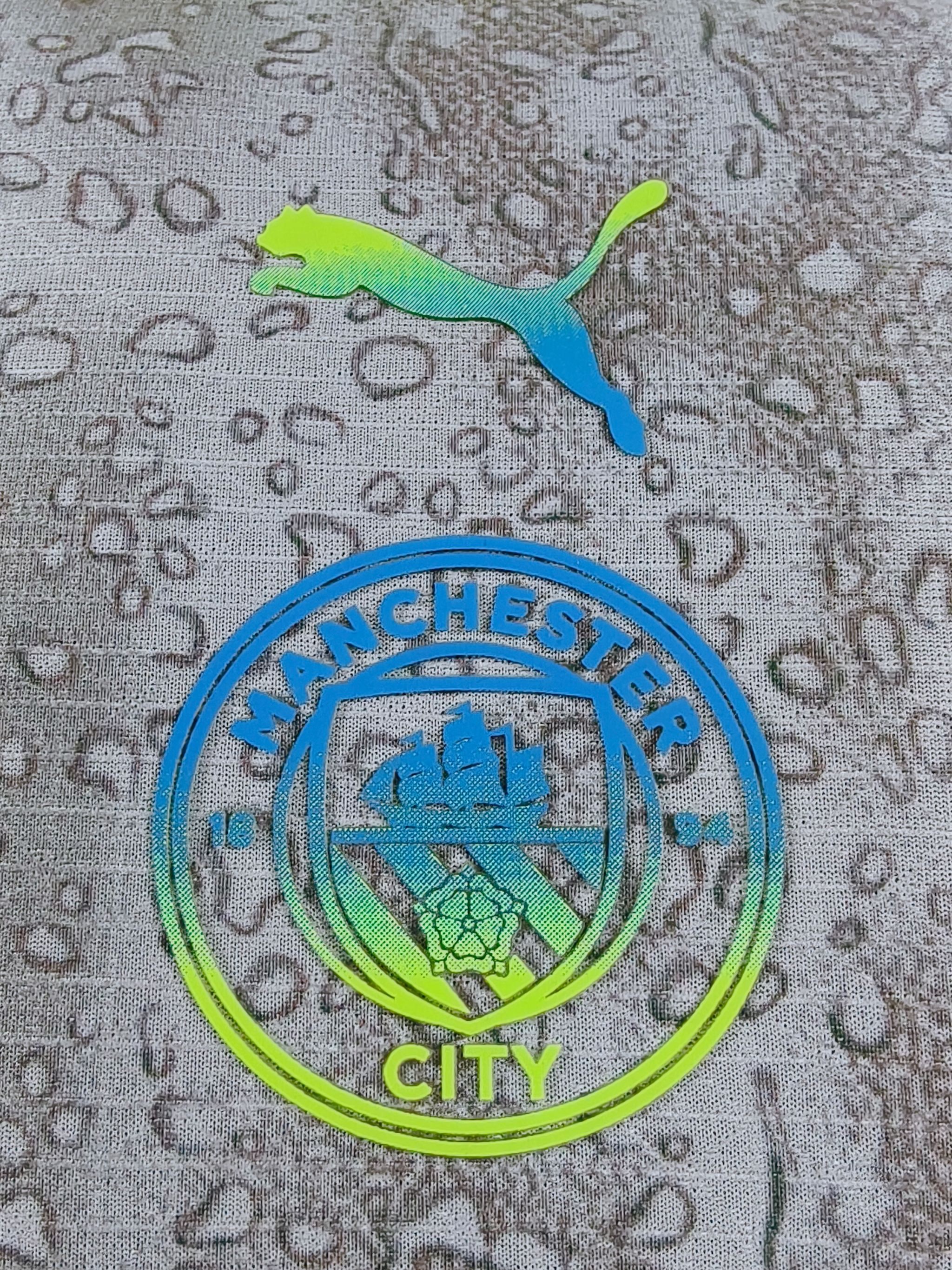 Manchester City 2025/26 Third Shirt (Gray / Yellow)_2