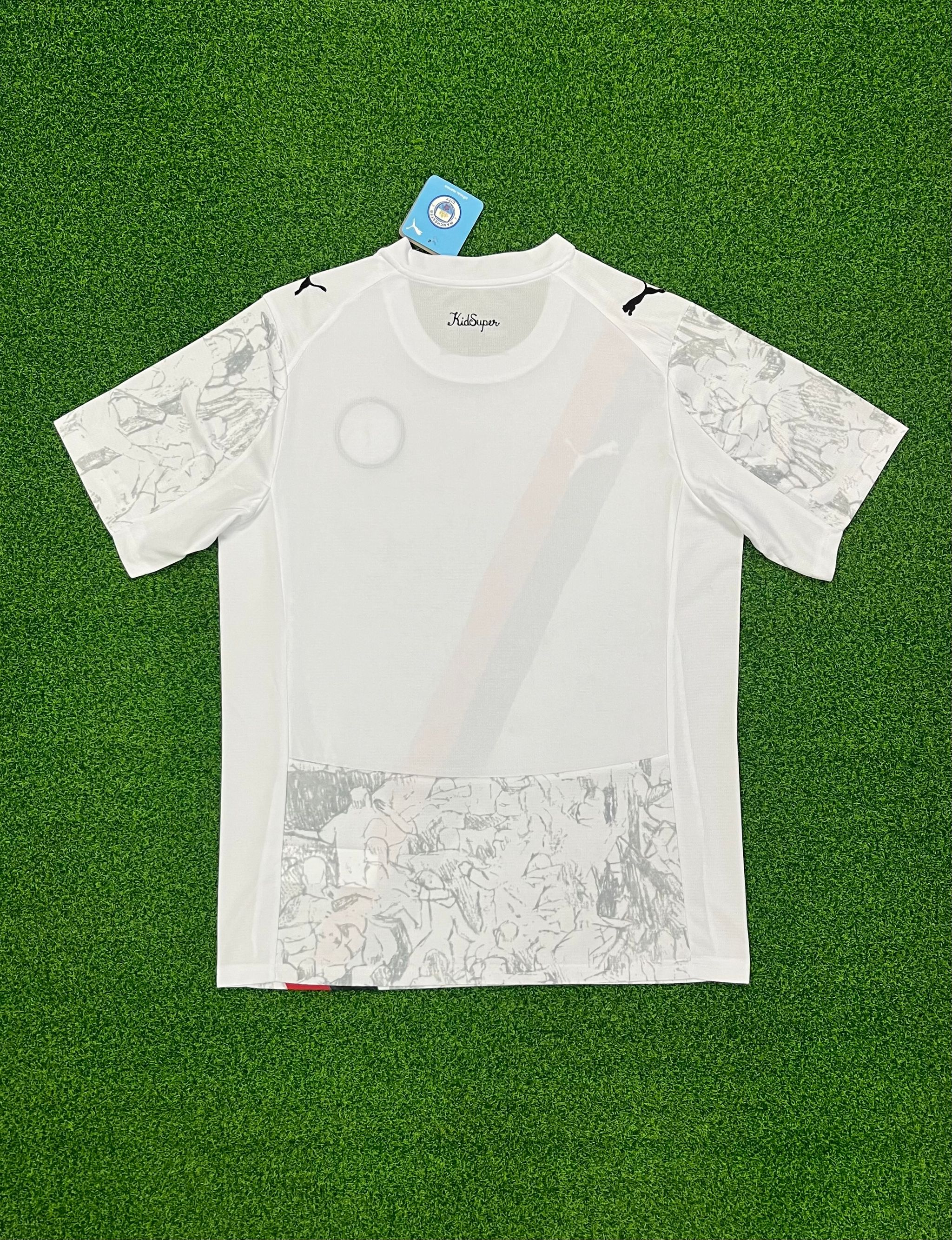 Manchester City 2025/26 Club World Cup Away Shirt (White / Black / Red)_8