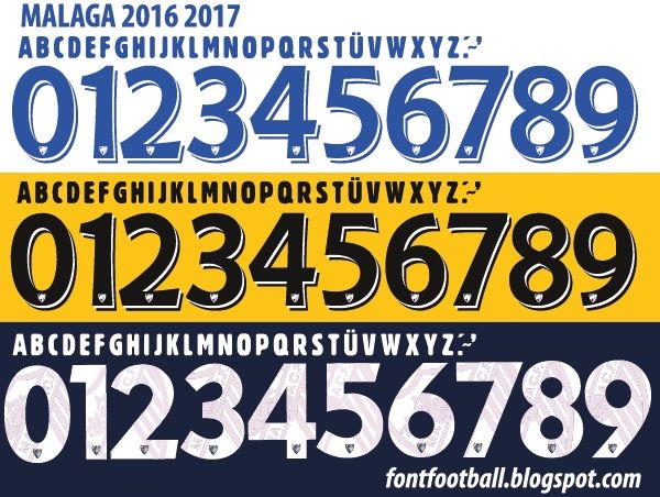 Font Vector Malaga 2016 2017 kit_0