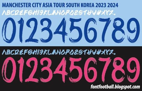 Font Vector Manchester City Asia Tour South Korea 2023 2024 kit_0