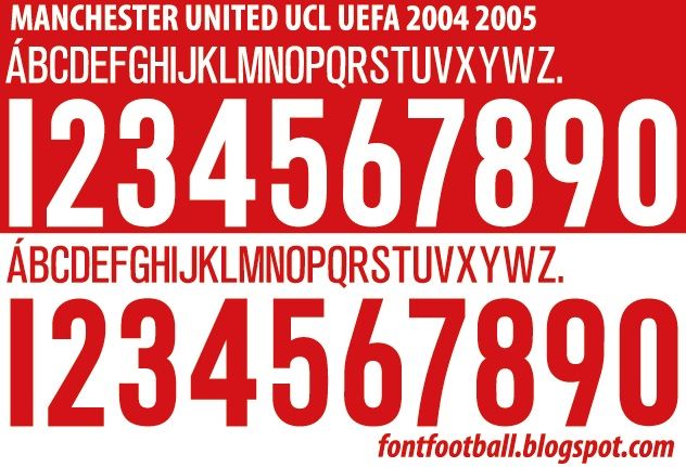 Font Vector Manchester United UCL 2004 2005 kit_0