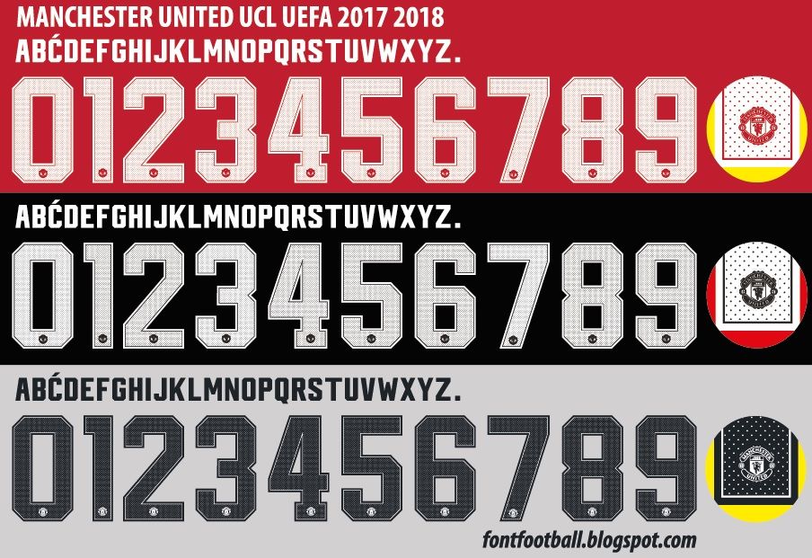 Font Vector Manchester United UCL 2017 2018 kit_0