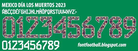 Font Vector Mexico Día Los Muertos 2023 kit_0