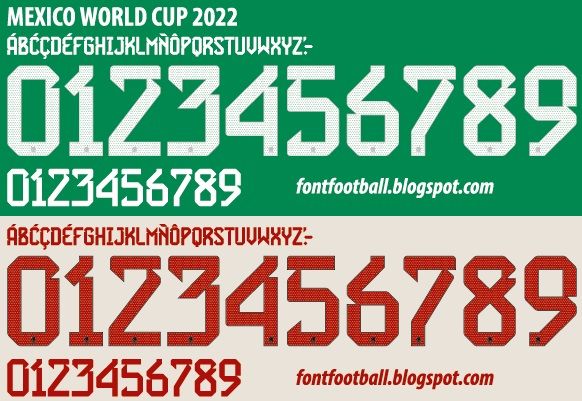 Font Vector Mexico World Cup 2022 kit_0