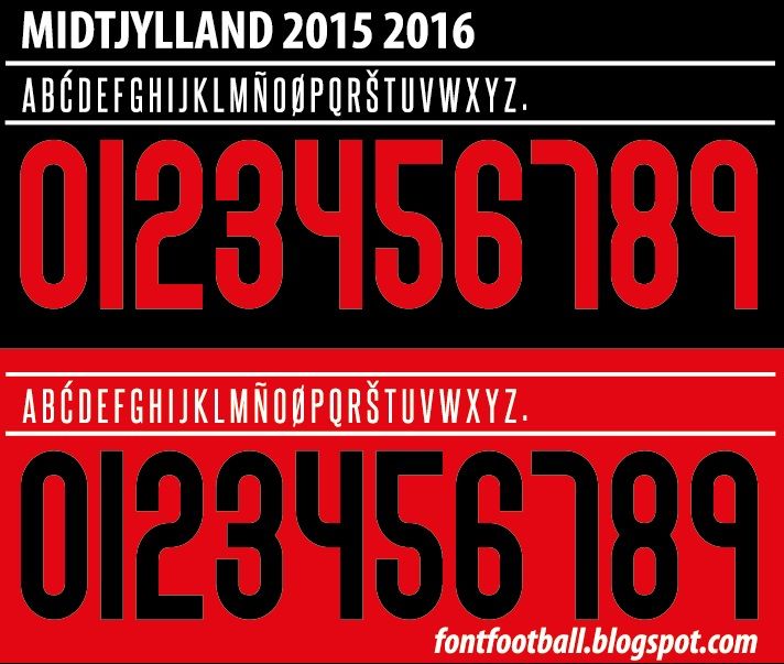 Font Vector FC Midtjylland 2015 2016 kit_0
