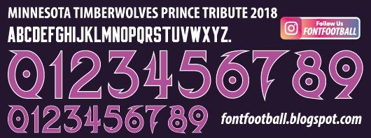 Font Vector Minnesota Timberwolves NBA Prince Tribute 2018 kit_0