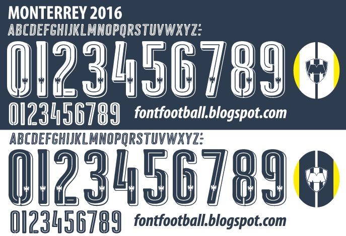 Font Vector Monterrey 2016 kit_0