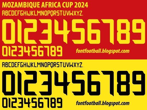 Font Vector Mozambique Africa Cup 2024 kit_0