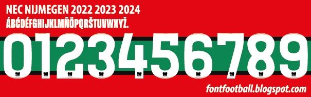 Font Vector NEC Nijmegen 2022 2023 2024 kit_0