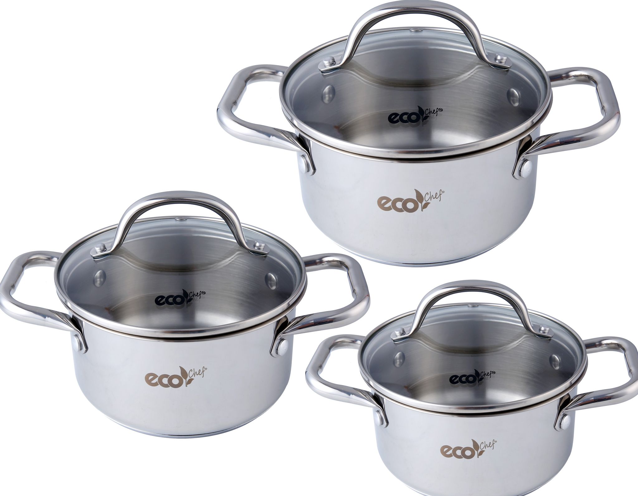 6 Pce Stainless Steel Cookware Set_1
