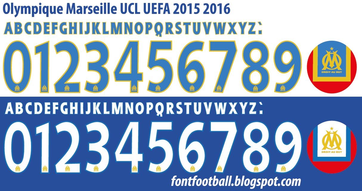 Font Vector Olympique Marseille UCL 2015 2016 kit_0