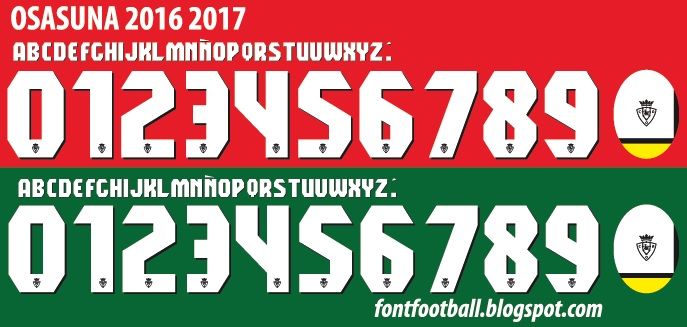 Font Vector Osasuna 2016 2017 kit_0