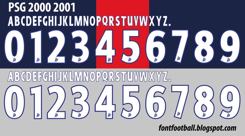 Font Vector PSG LFP 2000 2001 kit_0