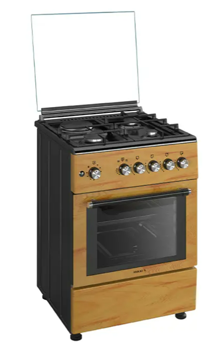MAXI 60x60 Cooker Glass Wood  _0