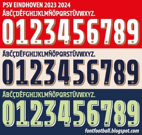 Font Vector PSV Eindhoven 2023 2024 kit_0