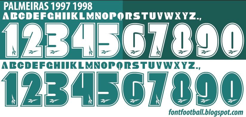 Font Vector Palmeiras 1997 1998 kit_0