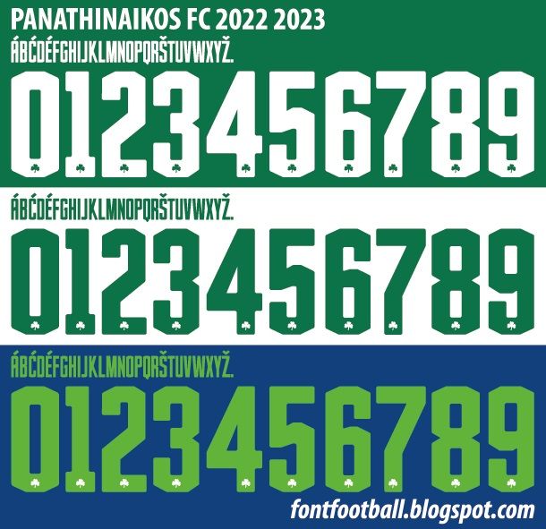 Font Vector Panathinaikos 2022 2023 kit_0