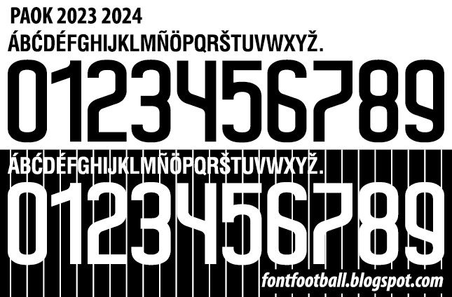 Font Vector Paok FC 2023 2024 kit_0
