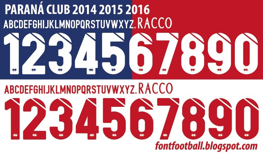Font Vector Paraná Clube 2014 2015 2016 kit_0